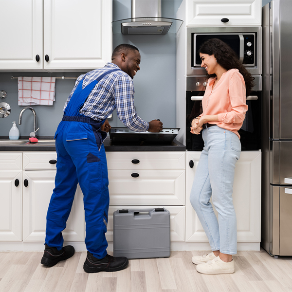 can you provide an estimate for cooktop repair before beginning any work in Woodworth